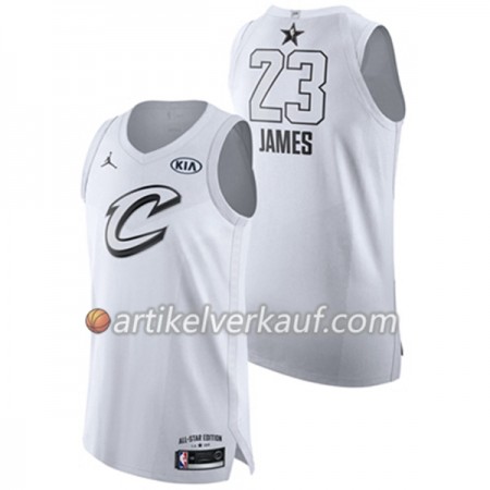 NBA Cleveland Cavaliers Trikot LeBron James 23 2018 All-Star Jordan Brand Weiß Swingman - Herren